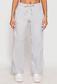 Womens Hyperstretch Toggle Drawstring Hem Pants, L