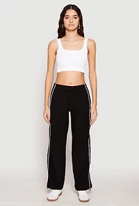 Womens Hyperstretch Toggle Drawstring Hem Pants,