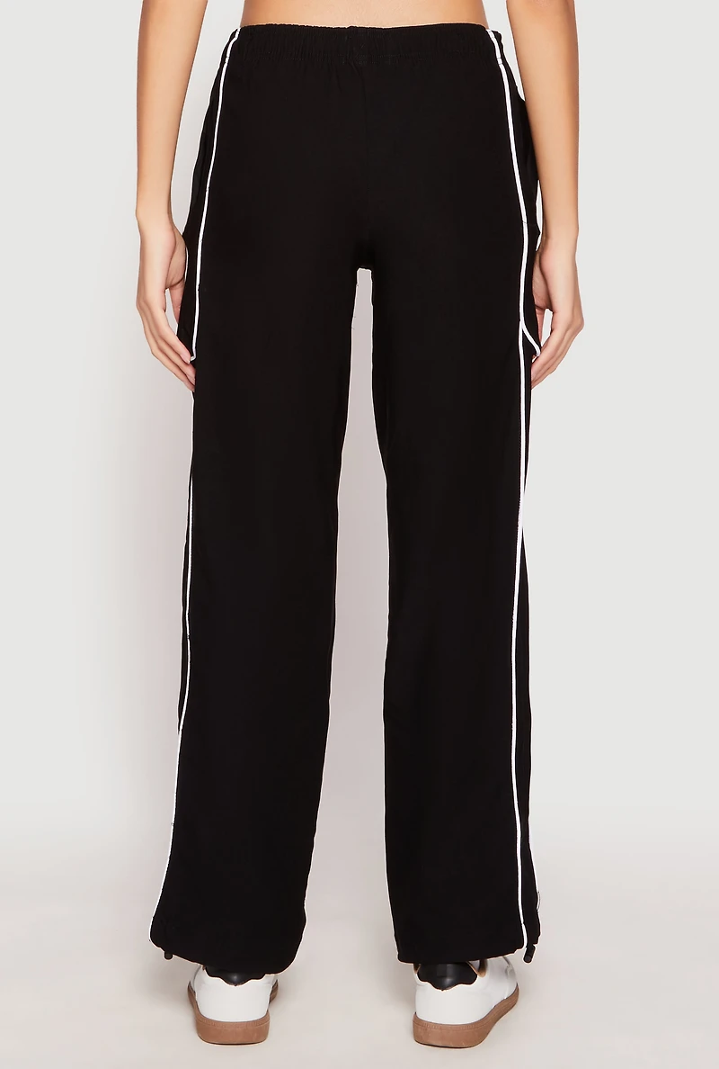 Womens Hyperstretch Toggle Drawstring Hem Pants,