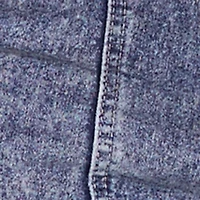 Acid Wash Pintuck Slim Leg Utility Jeans