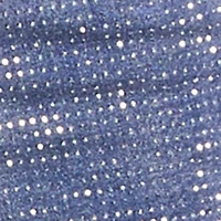 High Waisted Tie Waist Belted Rhinestone Studded Jeans