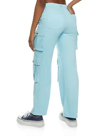 Womens Daisy Four Cargo Pocket Straight Leg Pants,