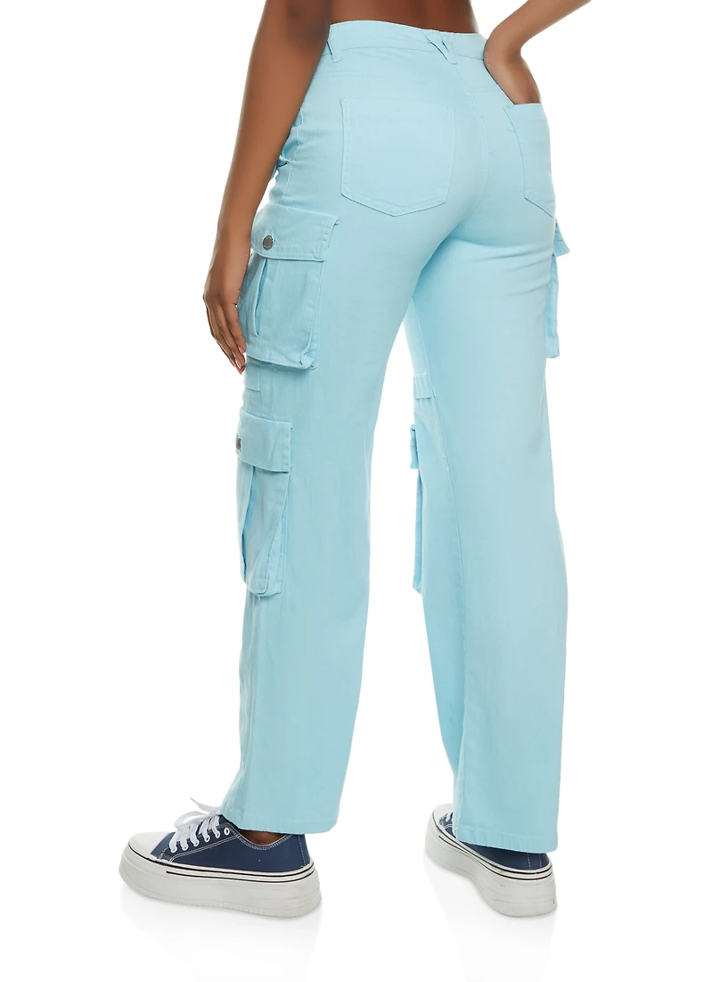 Daisy Four Cargo Pocket Straight Leg Pants