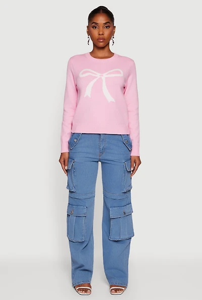 Straight Leg Utility Jeans