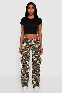 VIP Camo Twill Straight Leg Utility Pants