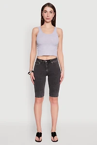 Womens VIP Convertible Straight Leg Jeans, 7