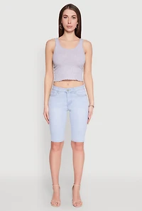 Womens VIP Convertible Straight Leg Jeans, Blue,