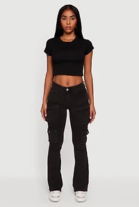VIP Mid Rise Bootcut Cargo Jeans