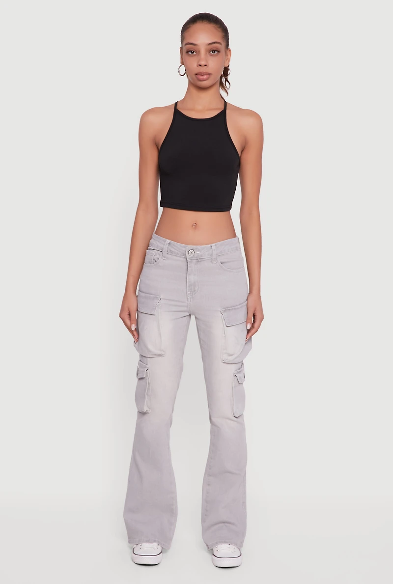 VIP Mid Rise Bootcut Cargo Jeans