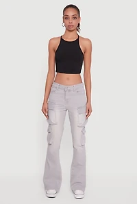 VIP Mid Rise Bootcut Cargo Jeans