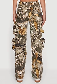 Trendy Hunter Camo Straight Leg Cargo Pants
