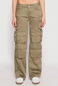 Womens VIP Twill Straight Leg Cargo Pants,
