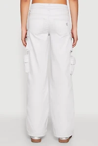 Womens VIP Straight Leg Cargo Pants, Grey, Size 5
