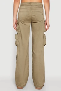Womens VIP Straight Leg Cargo Pants, Green,
