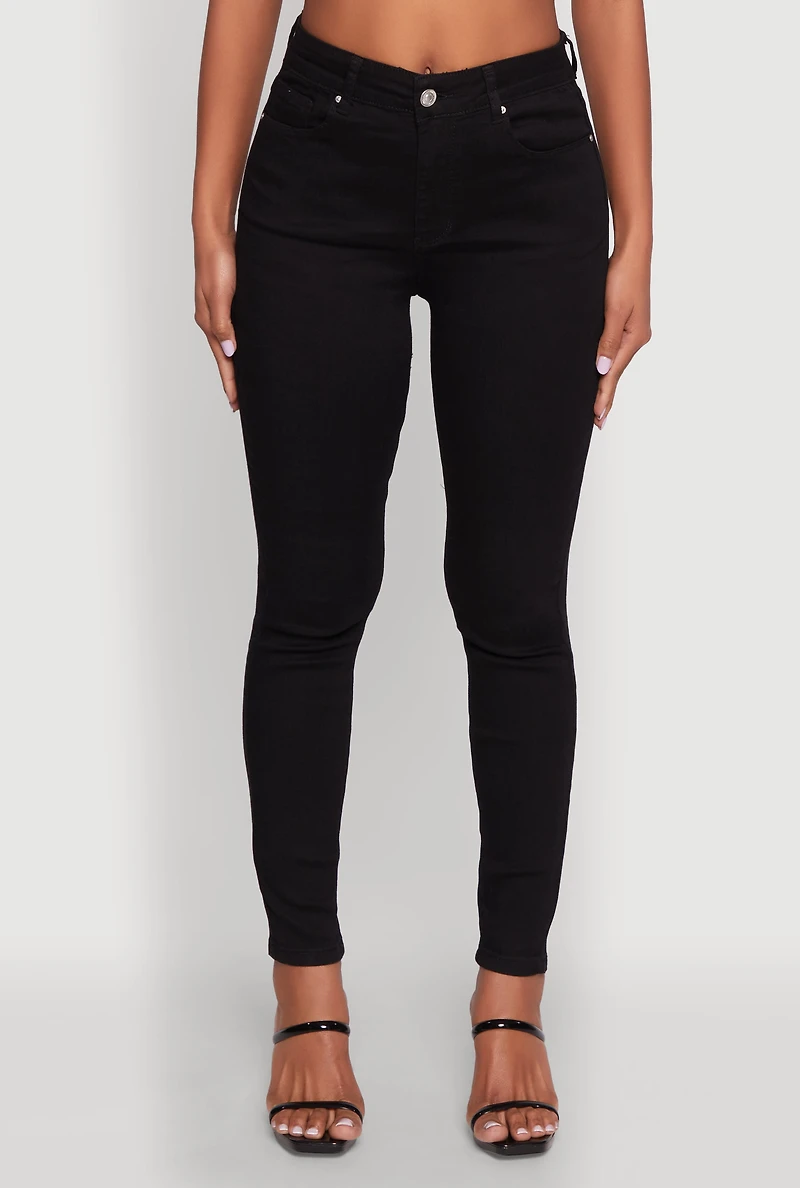 Womens WAX Basic Skinny Jeans, 9