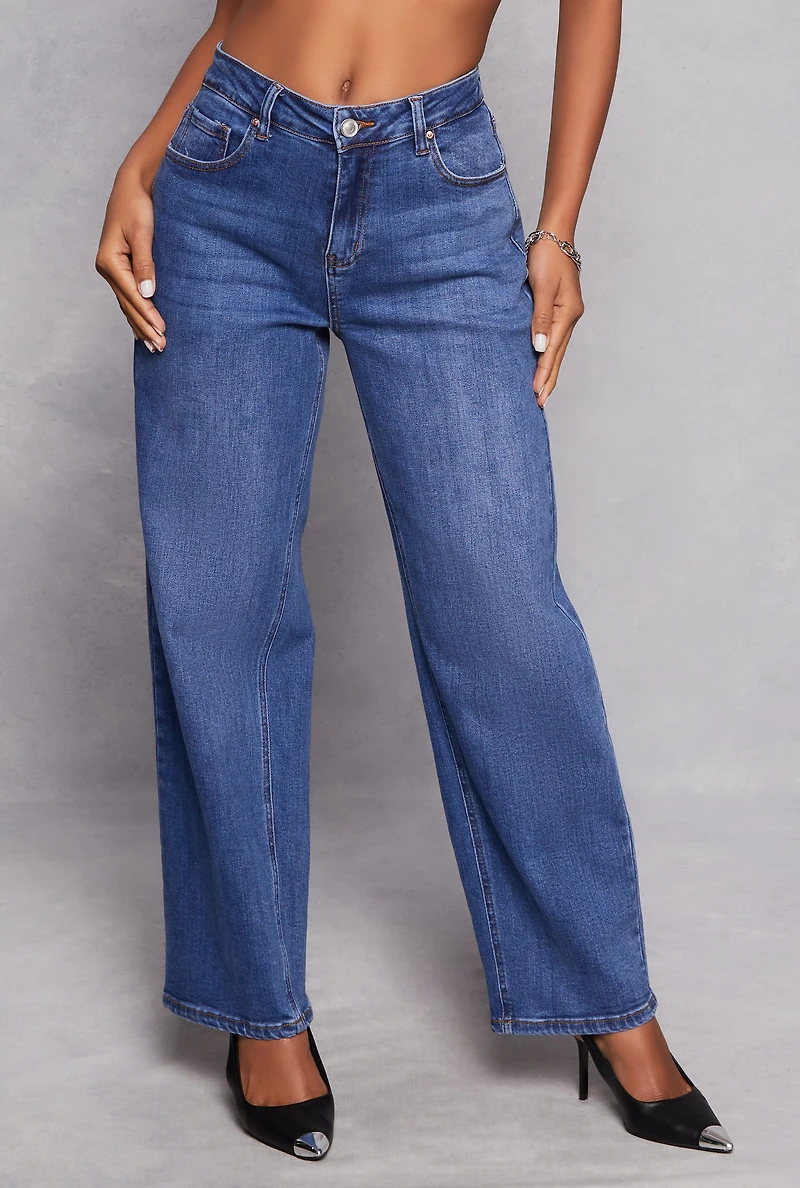 WAX Basic Straight Leg Jeans