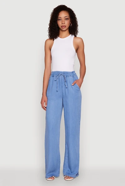 WAX Chambray Palazzo Pants