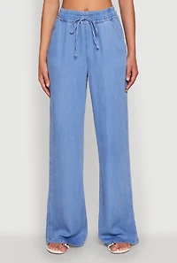 WAX Chambray Palazzo Pants