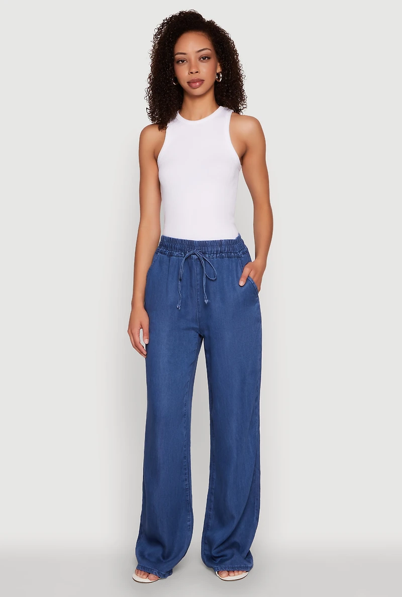 WAX Chambray Palazzo Pants
