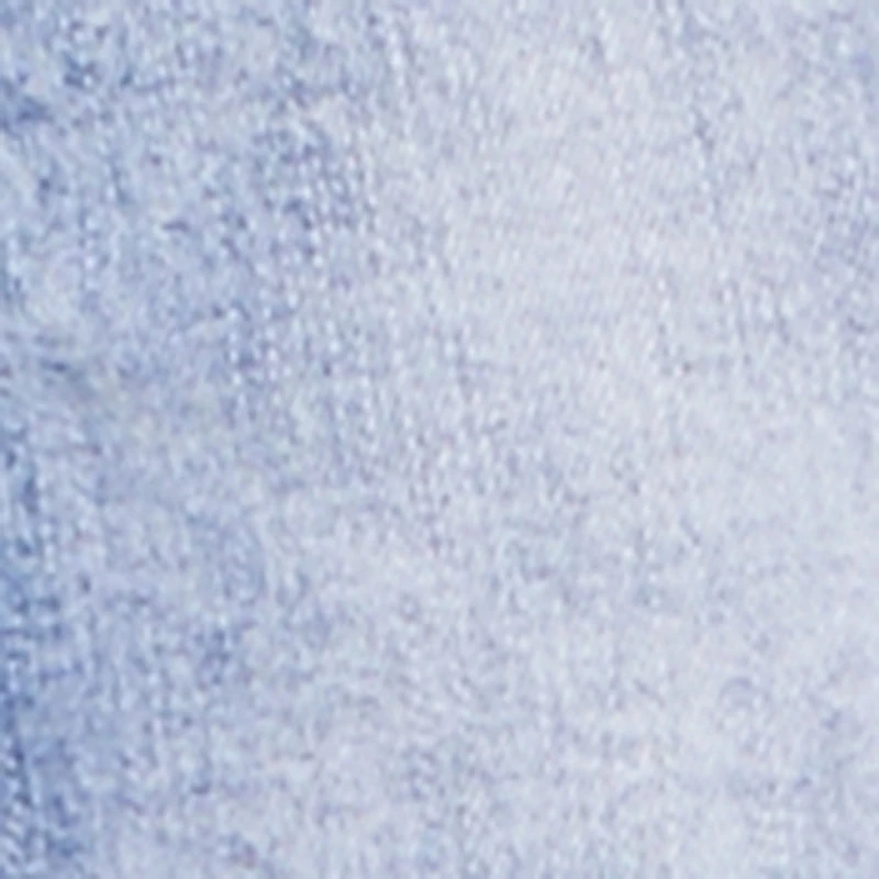 Mineral Wash Whiskered Distressed Straight Leg Jeans