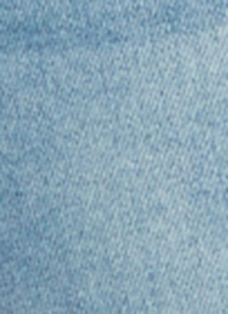 WAX Distressed Frayed Hem Skinny Jeans