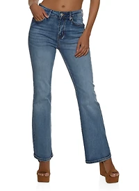 WAX Acid Wash Boot Cut Jeans