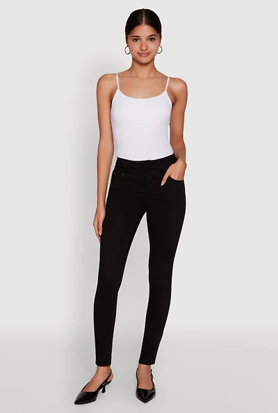 Womens WAX High Waisted Push Up Skinny Jeans,