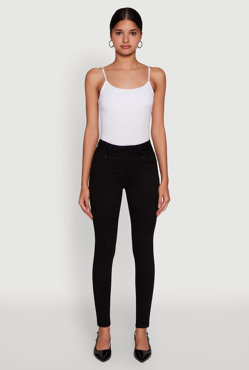 WAX High Waisted Push Up Skinny Jeans