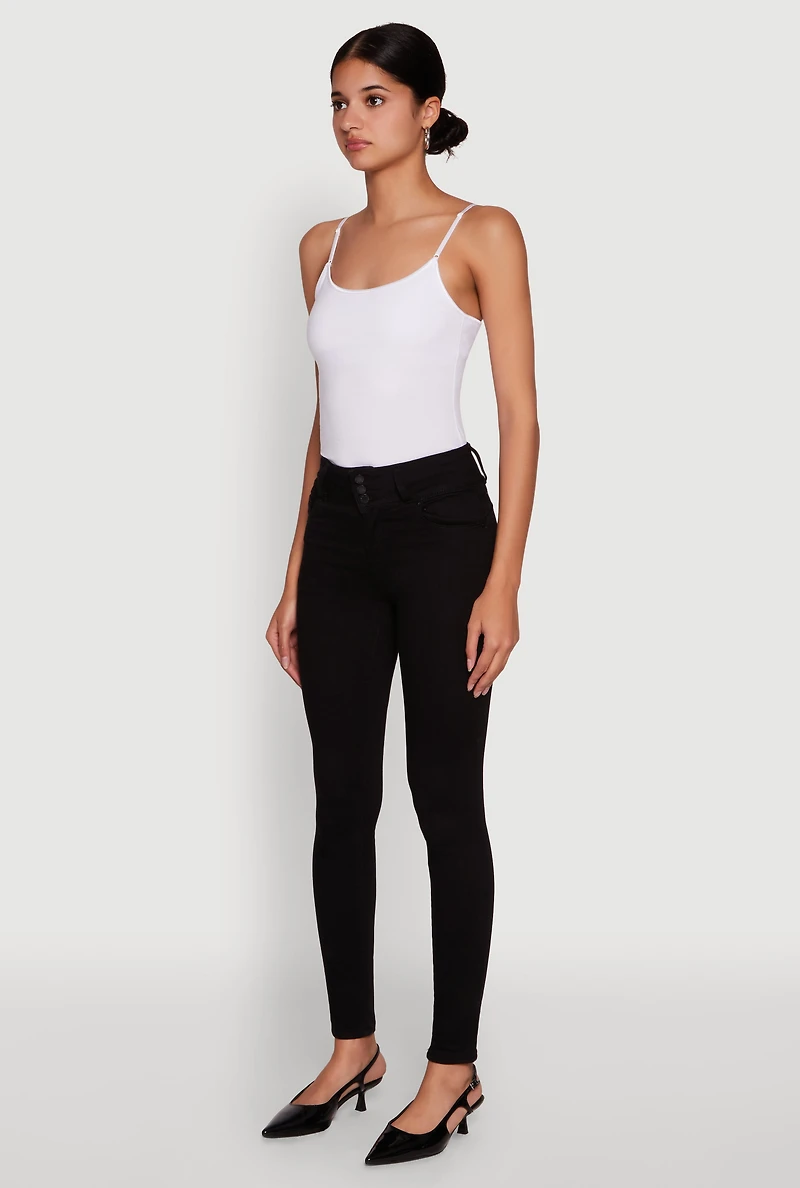 WAX High Waisted Push Up Skinny Jeans