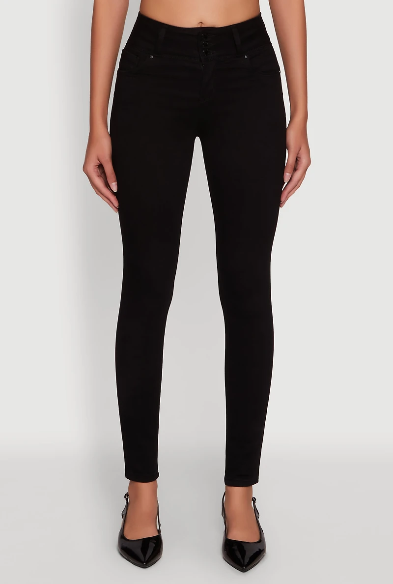 WAX High Waisted Push Up Skinny Jeans