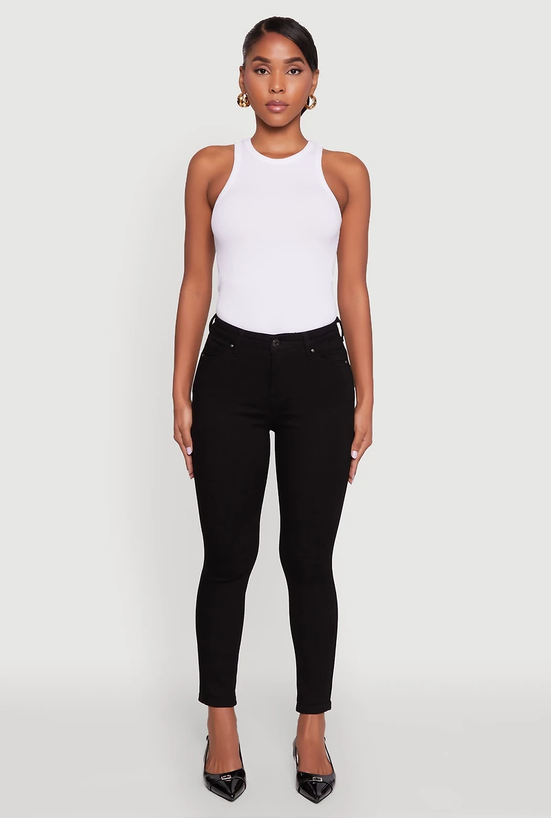 WAX Cropped Skinny Jeans