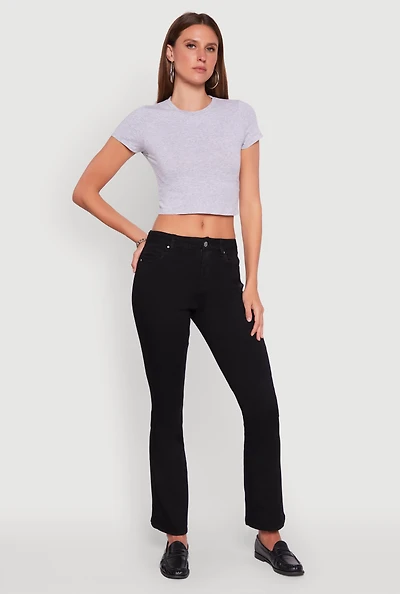 Womens WAX Boot Cut Jeans,