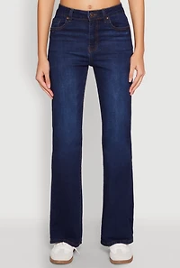 Womens WAX Boot Cut Jeans, Blue, Size 0