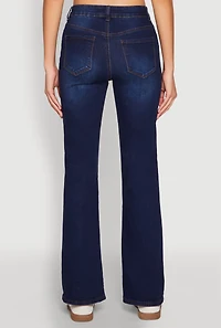 Womens WAX Boot Cut Jeans, Blue, Size 0