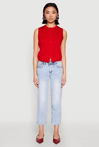 WAX Straight Leg Capri Jeans