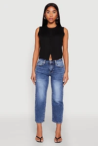 WAX Straight Leg Capri Jeans