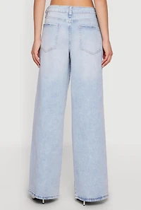 Almost Famous Rhinestone Wide Leg Jeans