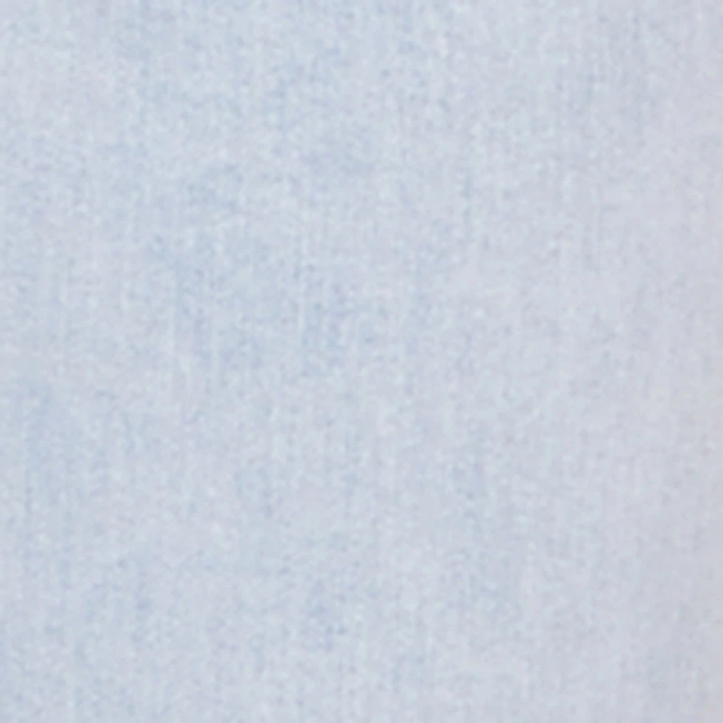 Raw Hem Distressed Bootcut Jeans with Elastic Waist
