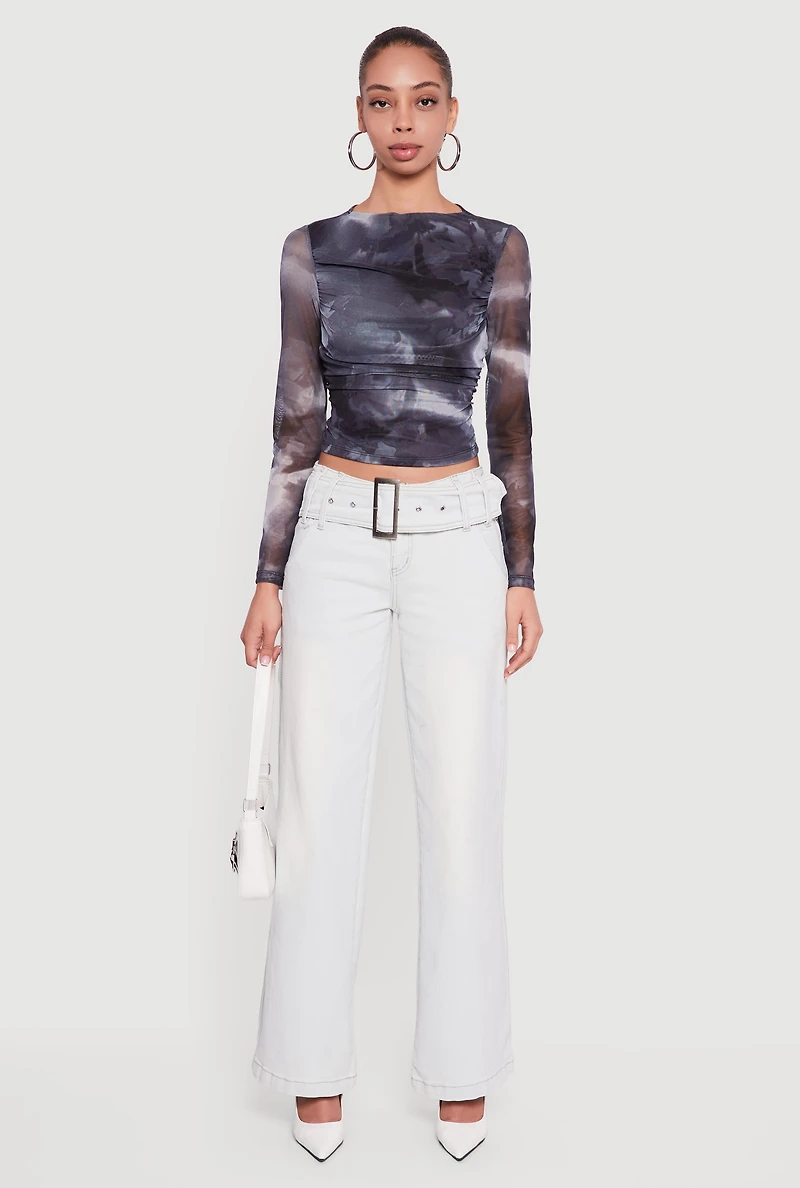Almost Famous Belted Front Jeans