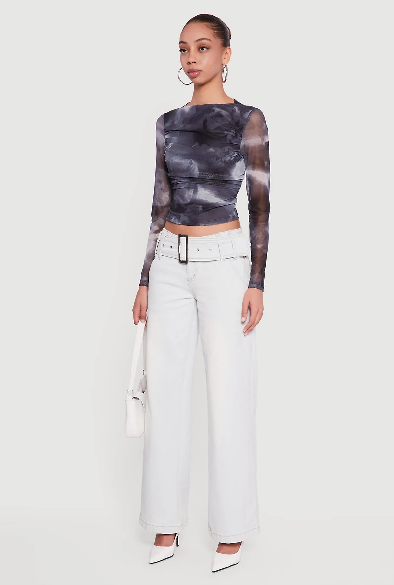 Almost Famous Belted Front Jeans