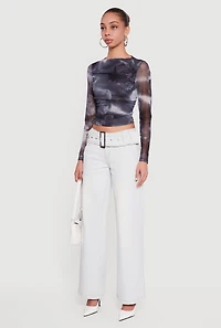 Almost Famous Belted Front Jeans