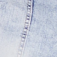 Acid Wash Denim Joggers with Cargo Pockets