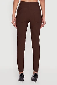 Almost Famous Three Button High Waisted Pants