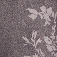 Floral Mid Rise Wide Leg Jeans