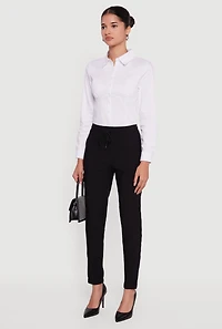 Almost Famous High Waisted Tapered Leg Cargo Pants