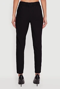 Almost Famous Stretch Tapered Leg Pants with Pockets