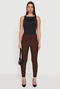 Almost Famous Stretch Tapered Leg Pants with Pockets