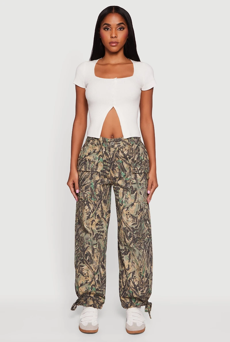 Hunter Camo Twill Cargo Joggers