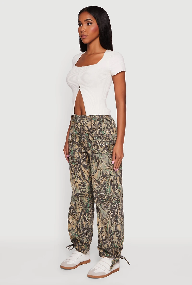 Hunter Camo Twill Cargo Joggers