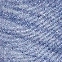 Color Blocked Whiskered Wide Leg Jeans